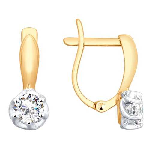 Серьги SOKOLOV из золота со Swarovski Zirconia 81020362 в Остин