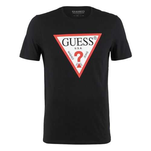 Футболка мужская Guess M0YI71-I3Z11 черная XL в Остин