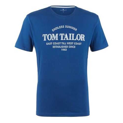 Футболка мужская TOM TAILOR 1021171 синяя XL в Остин