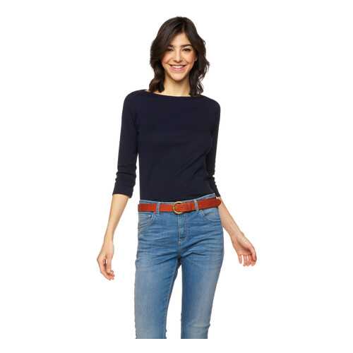 Лонгслив женский United Colors of Benetton 3GA2E16A1_016 синий L в Остин