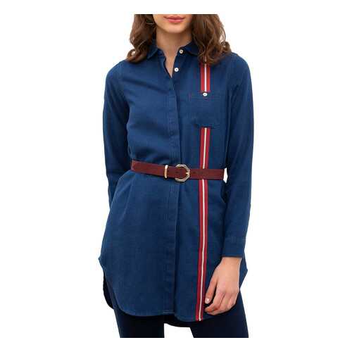 Платье-рубашка женское U.S. POLO Assn. G082SZ0DE0ATRI9K синее 34 в Остин